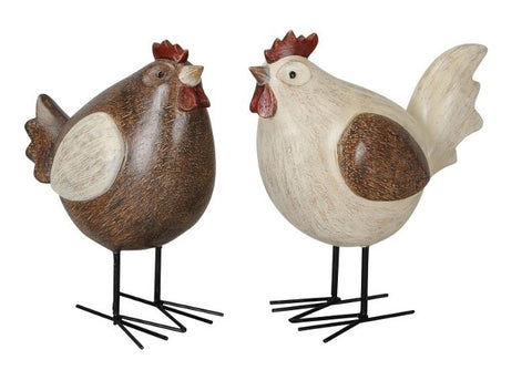 Hühner in 2 verschiedenen Farbe